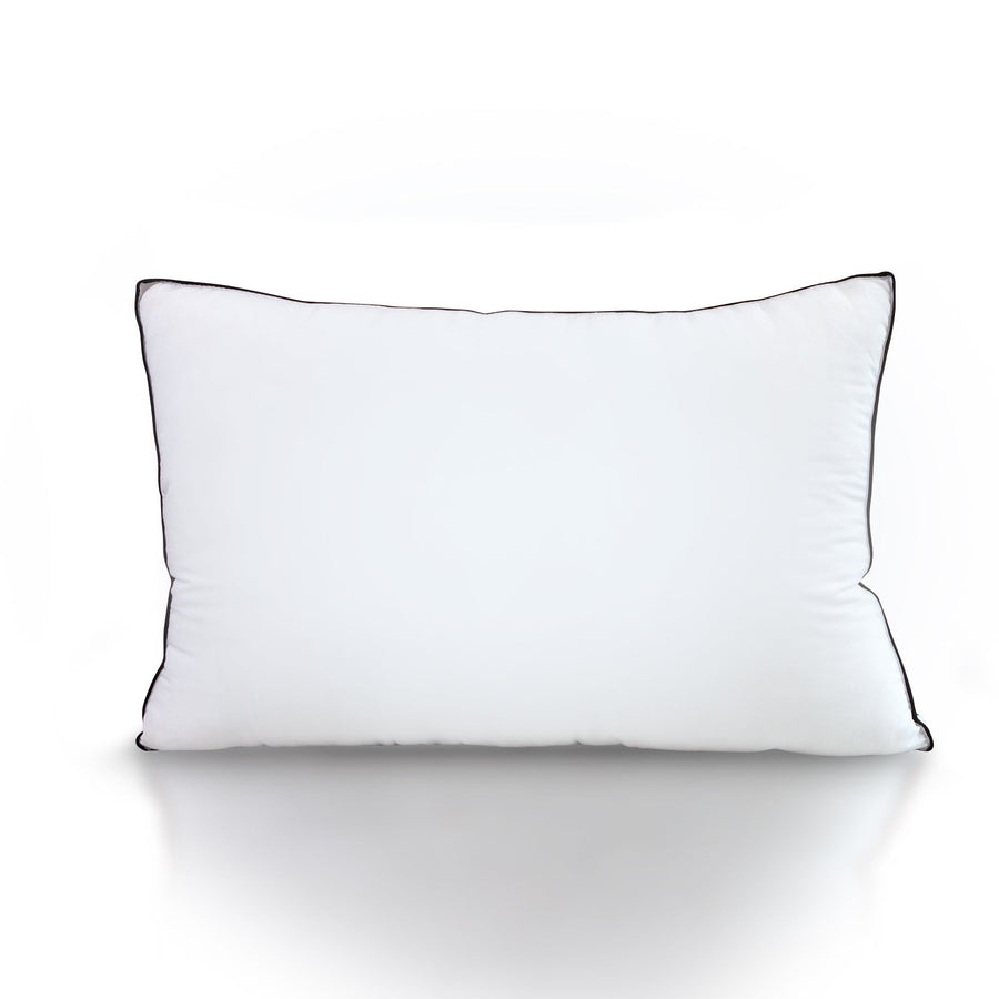 Silk Blend Pillow Hypoallergenic Gusset Twin Pack 50 x 75cm White